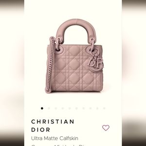 Christian Dior calfskin mini bag